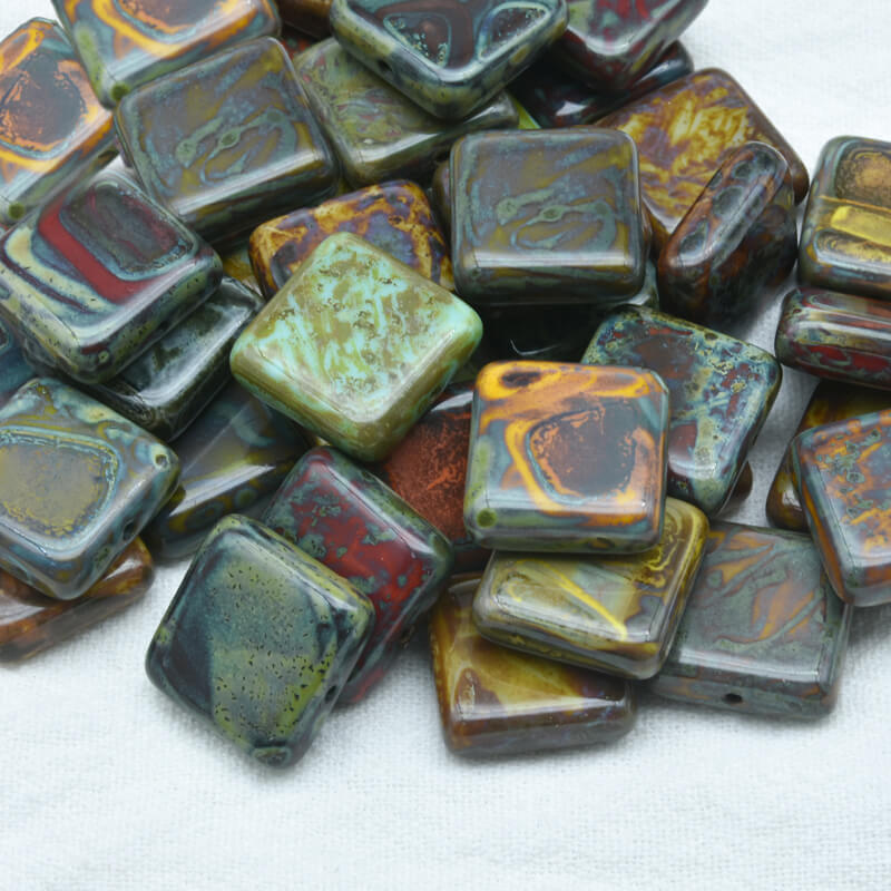 Czech Glass Beads – Picasso Mix Multi-Size, Preciosa 250g