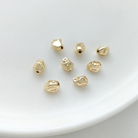 Irregular Baroque stone-shaped spacer beads