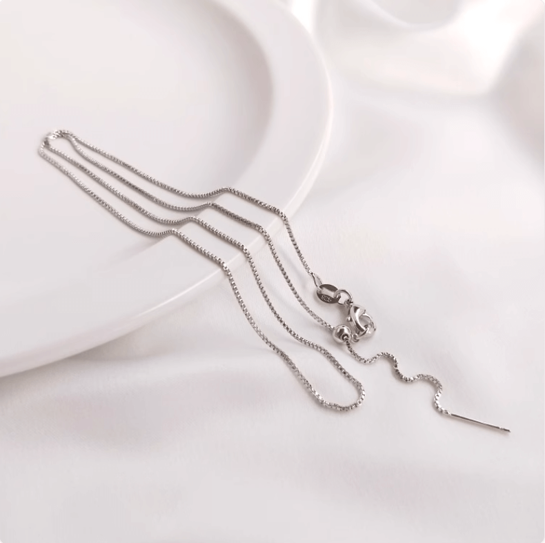 Copper 18K real gold white gold rose gold clavicle chain thin adjustable bracelet O-shaped universal chain