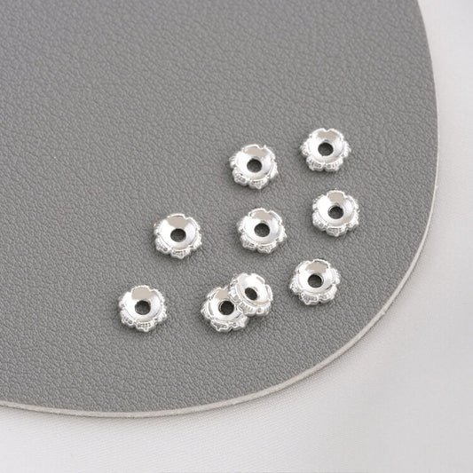 Lotus wool ball spacer beads lotus leaf wave spacer
