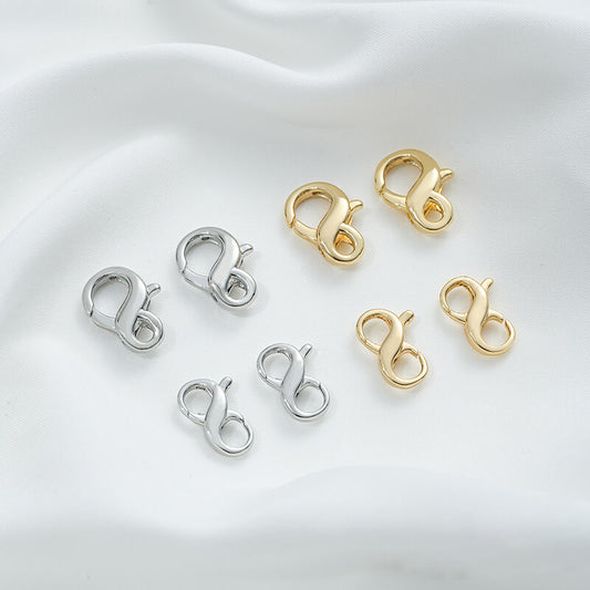 8-shaped spring lobster clasp