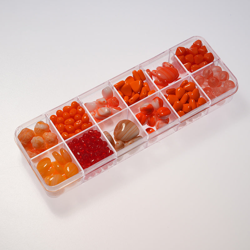 Czech Glass Beads – Preciosa 12-Color Box Set, DIY Jewelry Making Kit