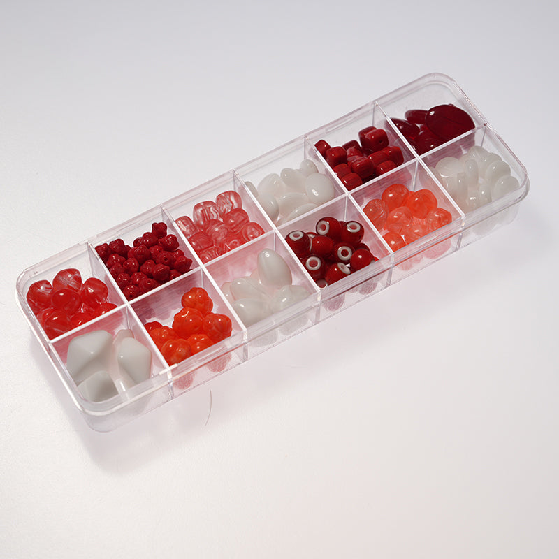 Czech Glass Beads – Preciosa 12-Color Box Set, DIY Jewelry Making Kit