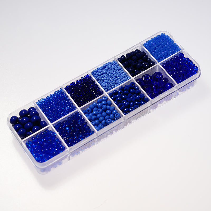 Czech Glass Beads – Preciosa 12-Color Box Set, DIY Jewelry Making Kit