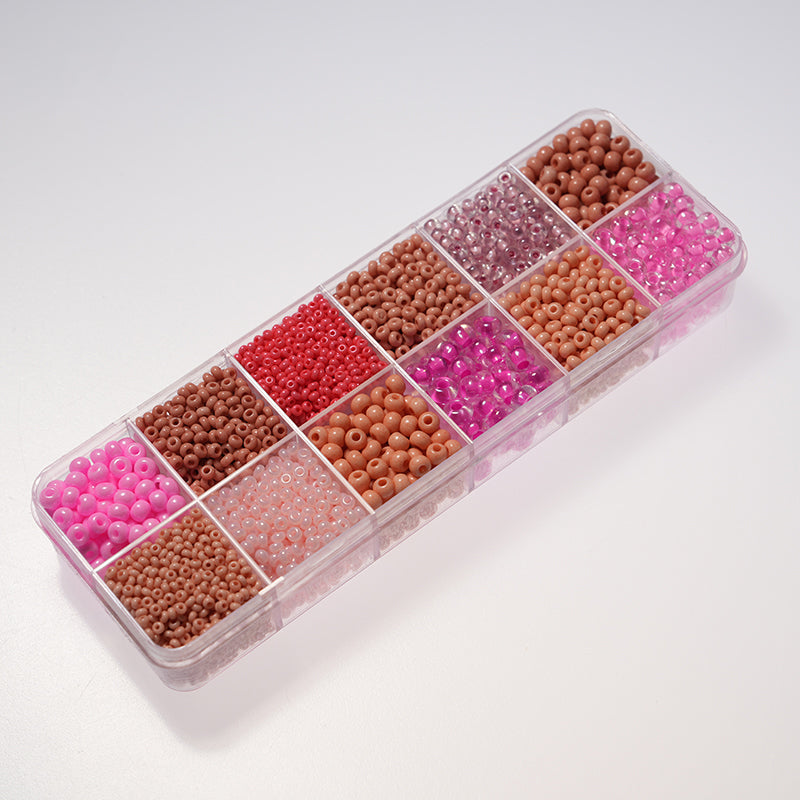 Czech Glass Beads – Preciosa 12-Color Box Set, DIY Jewelry Making Kit