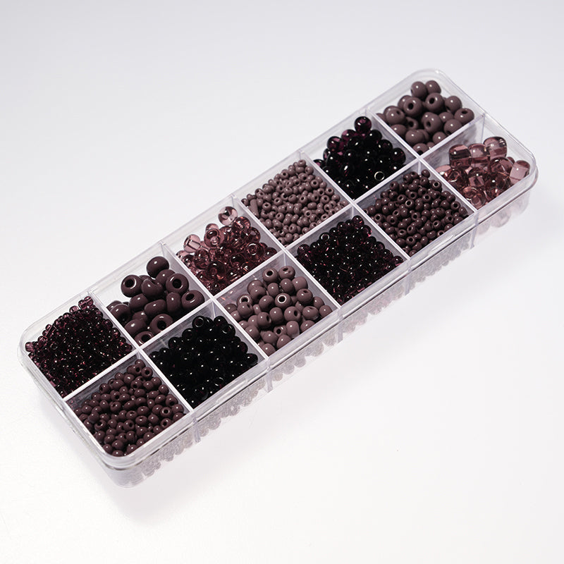 Czech Glass Beads – Preciosa 12-Color Box Set, DIY Jewelry Making Kit