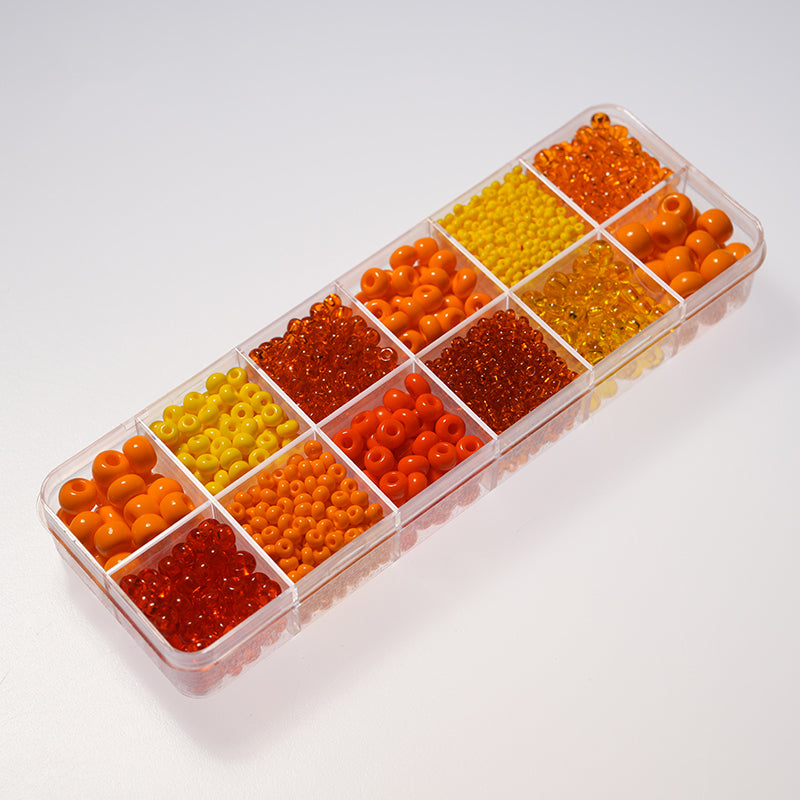 Czech Glass Beads – Preciosa 12-Color Box Set, DIY Jewelry Making Kit
