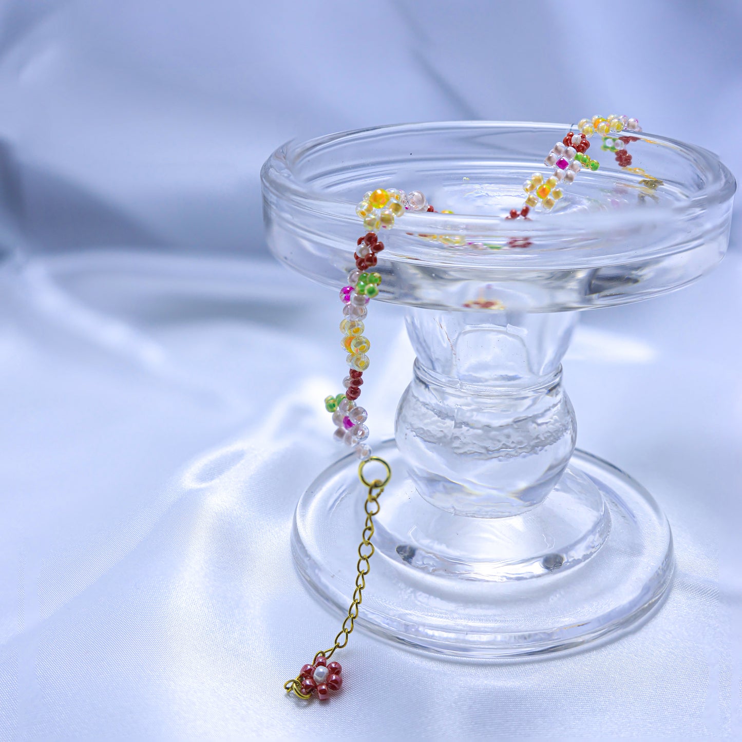 Chirimiri Handmade Colorful happy flower bracelet - Blooming Joy Series