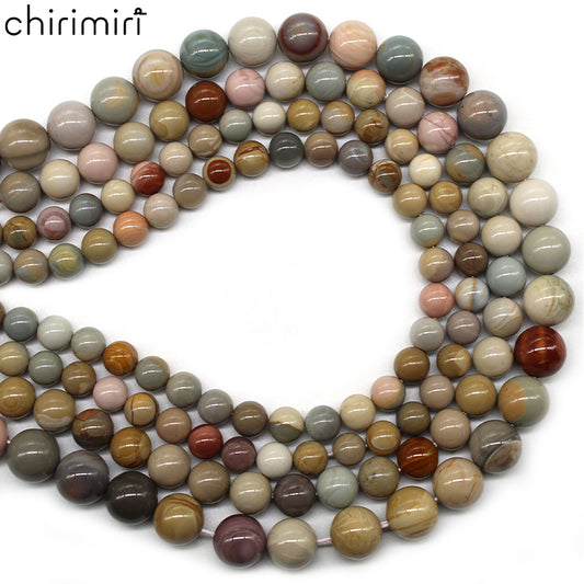 Cream Alashan loose beads DIY hand-woven bracelet