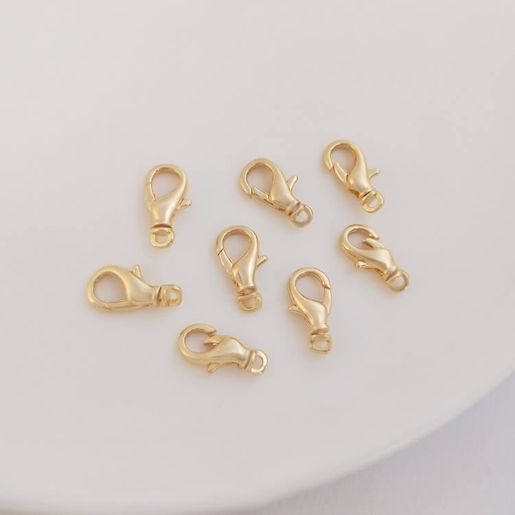 Fishtail, diamond, long horn, rotation, heart-shaped lobster clasp