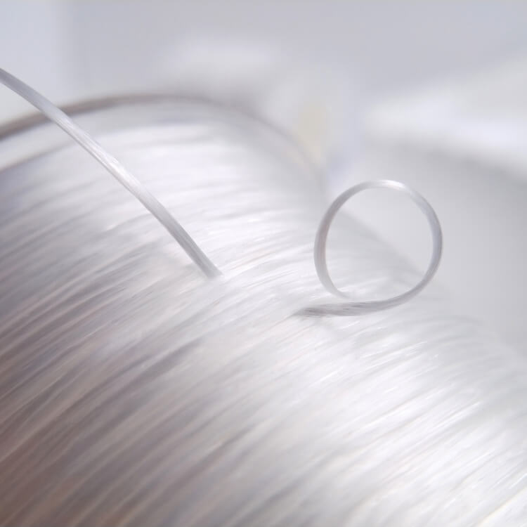 Flat elastic cord beading cord