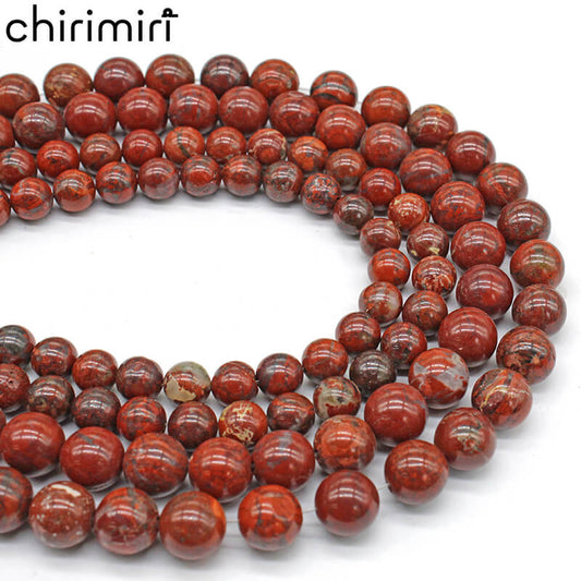 Flower red loose beads crystal materials
