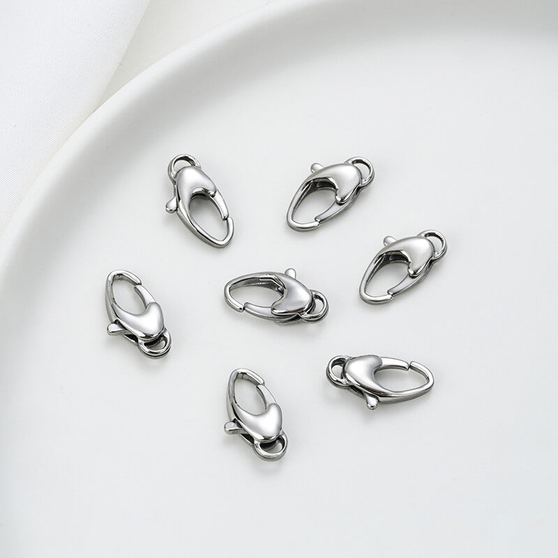 Titanium steel, ladle gold heart-shaped lobster clasp