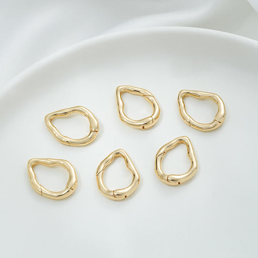Oval lobster clasp special-shaped spring clasp