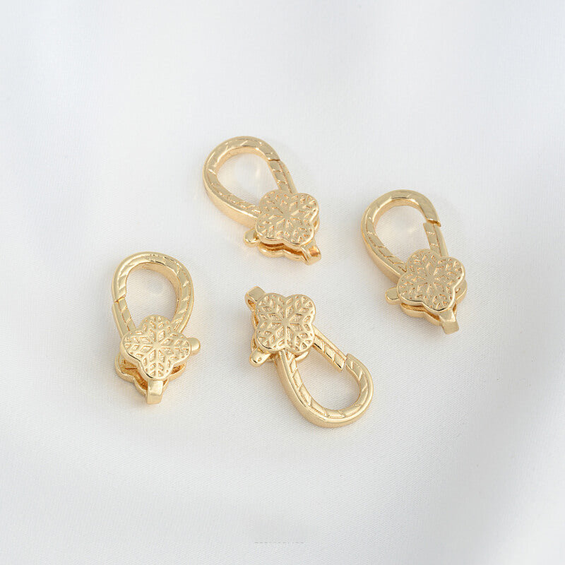 Five-pointed star four-leaf clover spring lobster clasp