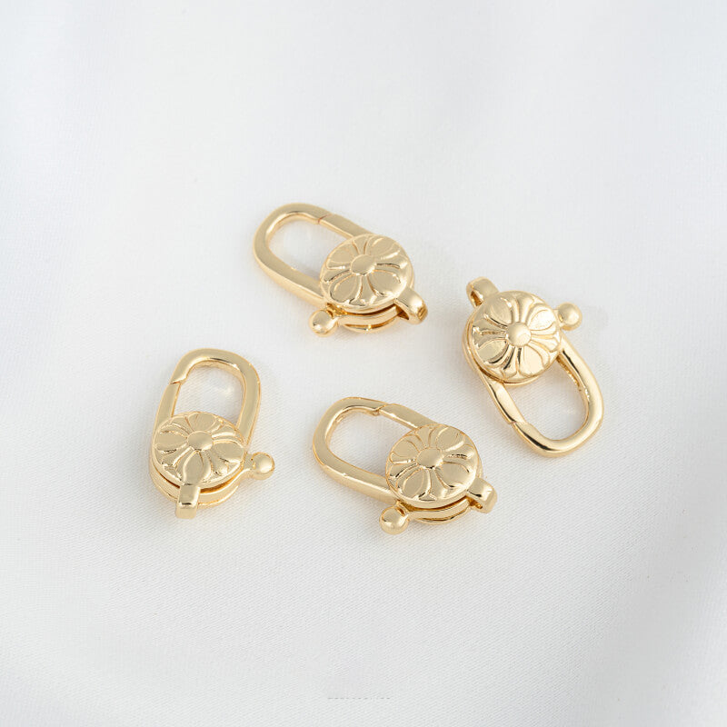 Five-pointed star four-leaf clover spring lobster clasp
