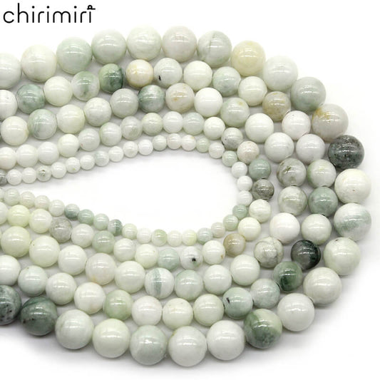 Maotian jade loose beads round beads DIY hand-woven materials