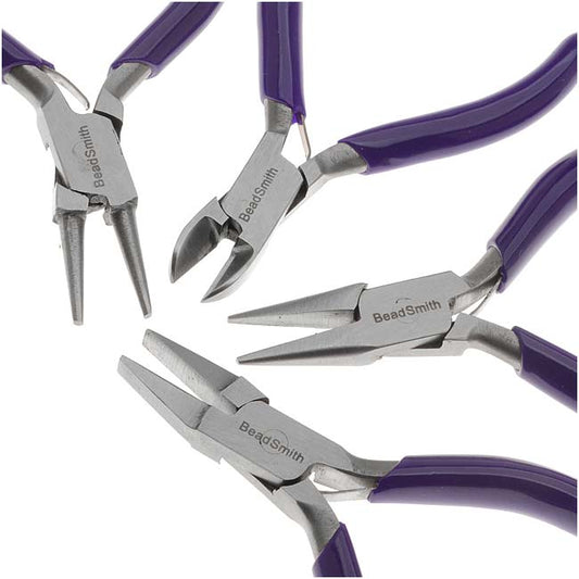 Micro Mini Jewelry Tool Kit - 4 Plier Set