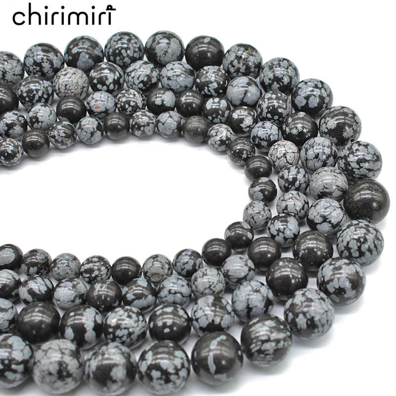 Natural imported snowflake loose beads