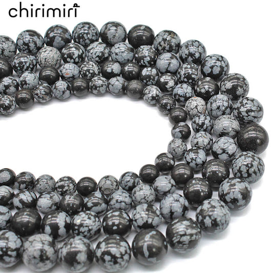 Natural imported snowflake loose beads