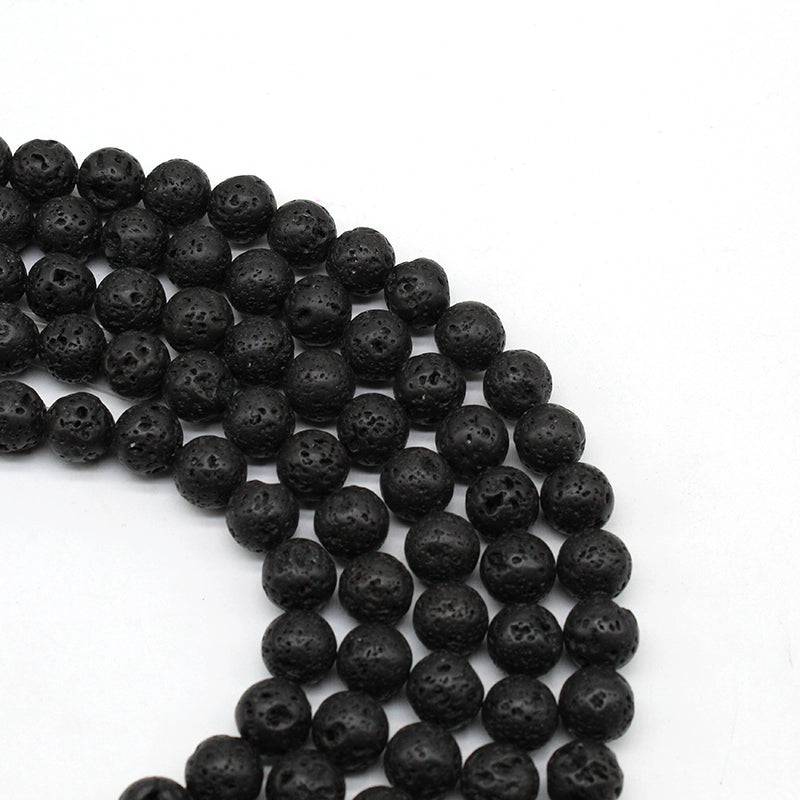 Volcanic Stone Sparse Beads Round Beads Diy Hand-Woven Material Men And Women Bracelets And Jewelry Crystal Agate Accessories