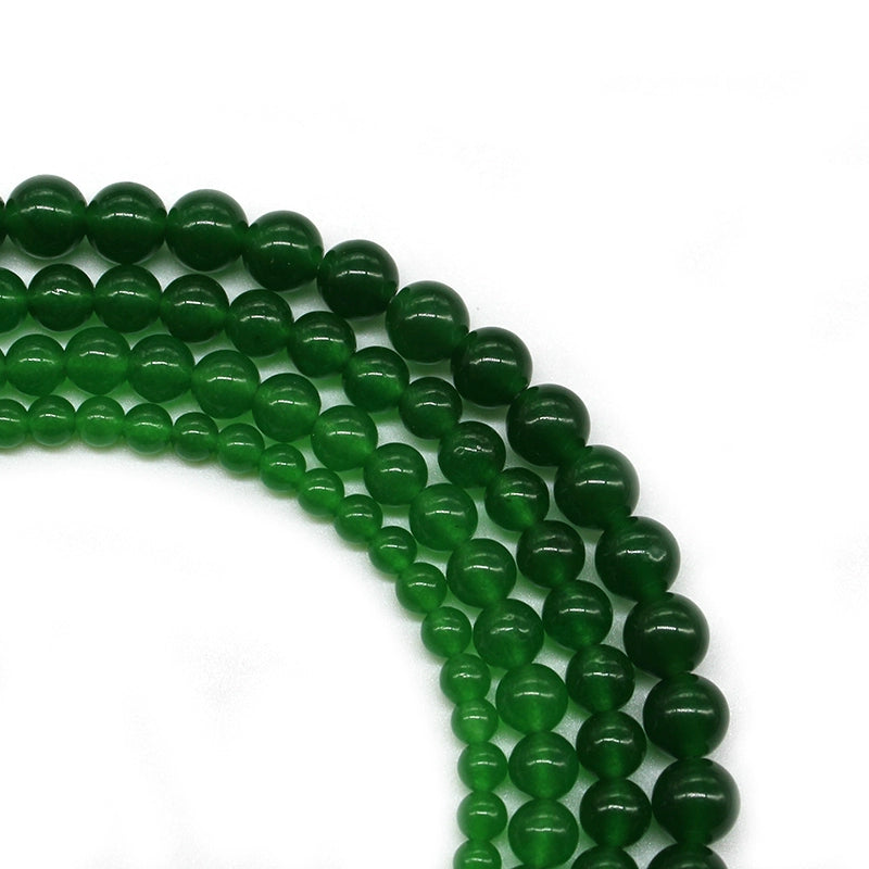 Malay jade crystal jade loose beads DIY hand-woven bracelet