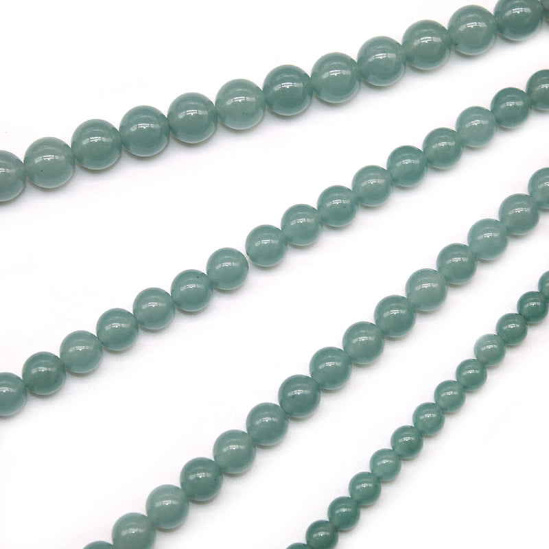 Ink blue chalcedony loose beads necklace semi-finished product