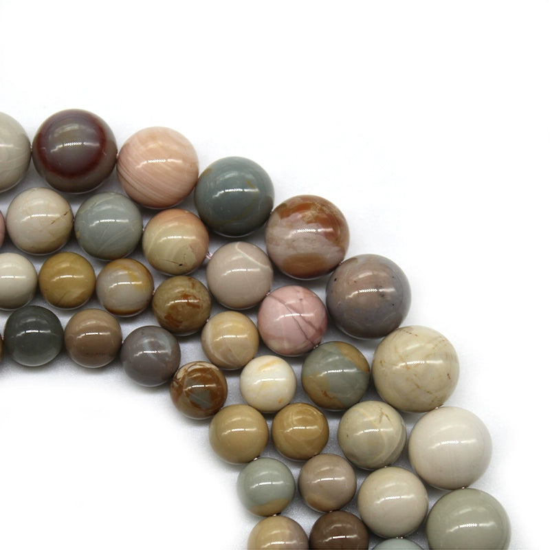 Cream Alashan loose beads DIY hand-woven bracelet