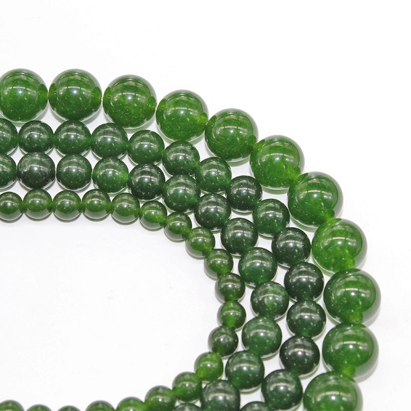 Jasper loose beads round bead DIY hand-woven bracelet