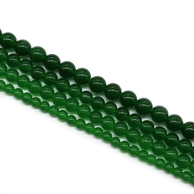 Malay jade crystal jade loose beads DIY hand-woven bracelet