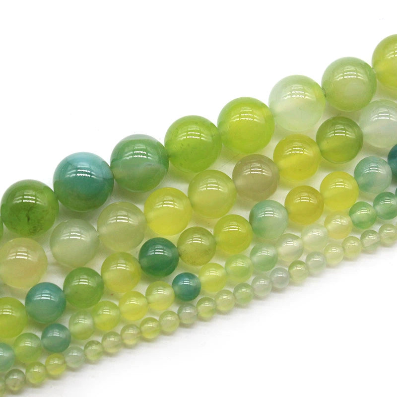 Grape agate loose beads DIY hand-woven bracelet
