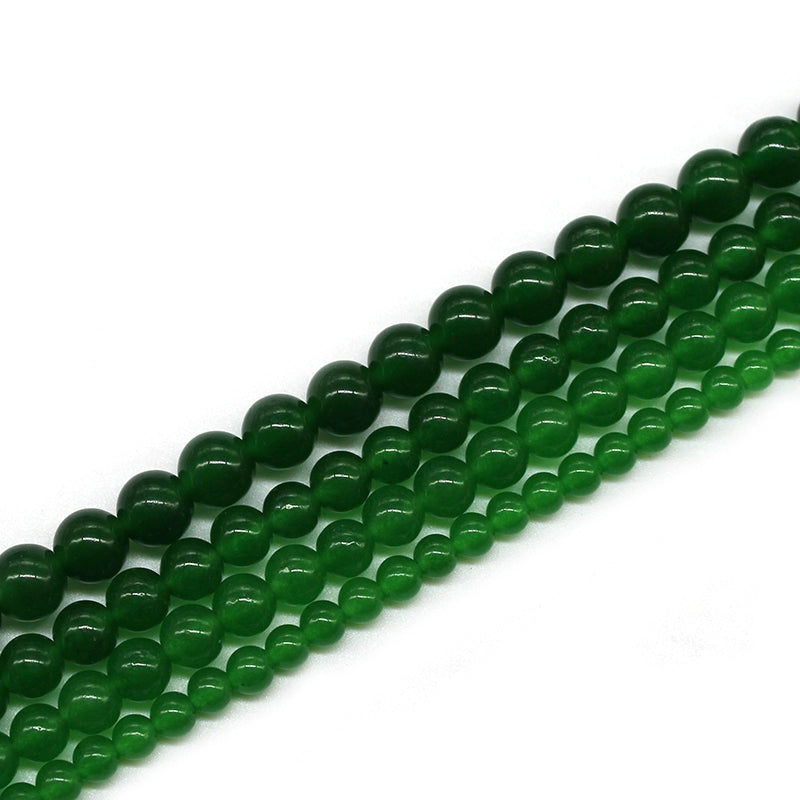 Malay jade crystal jade loose beads DIY hand-woven bracelet
