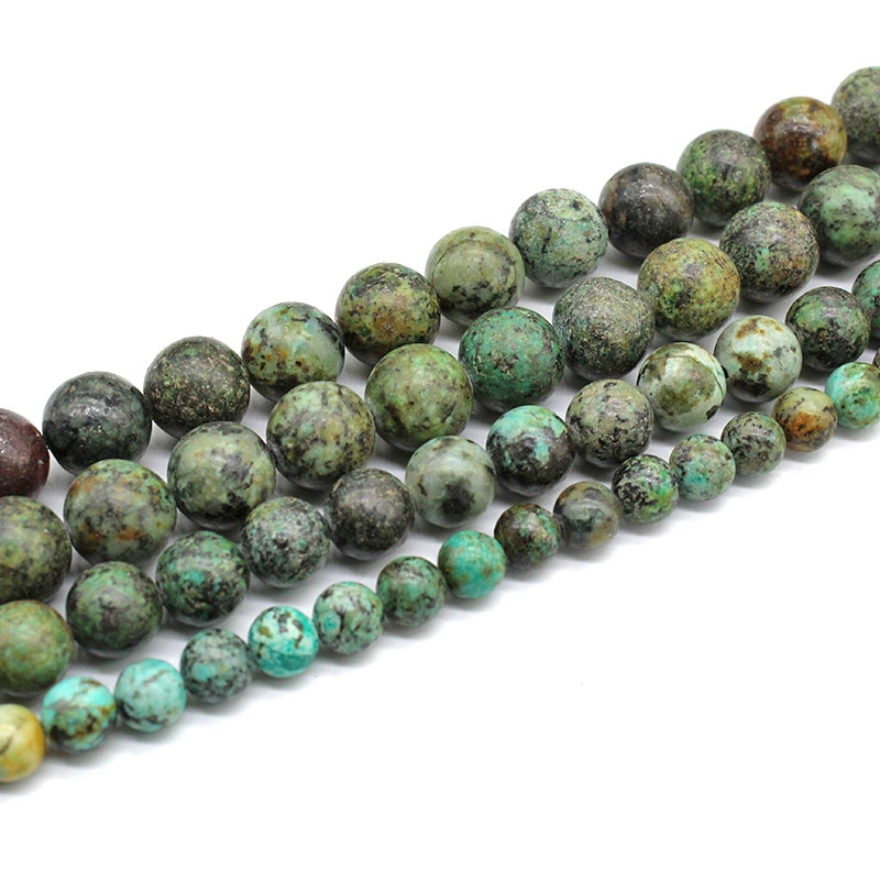 African turquoise loose beads and round beads DIY hand-woven materials