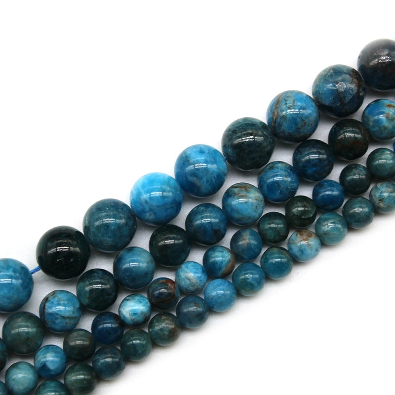 Apatite loose beads and round beads DIY handmade beads