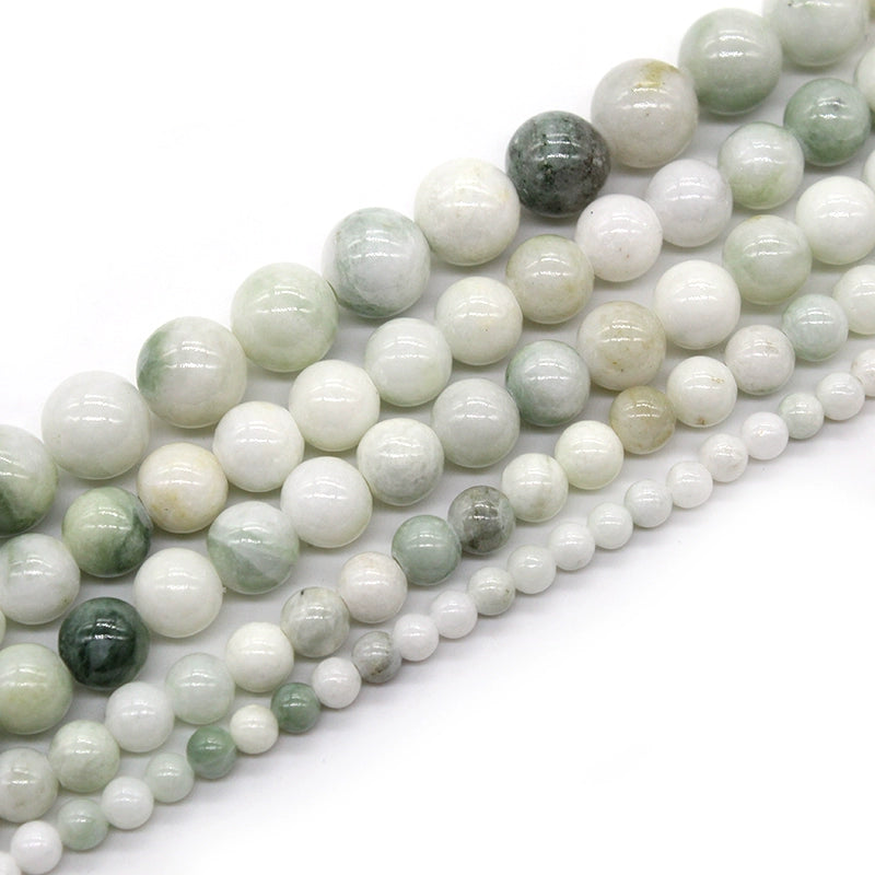 Maotian jade loose beads round beads DIY hand-woven materials