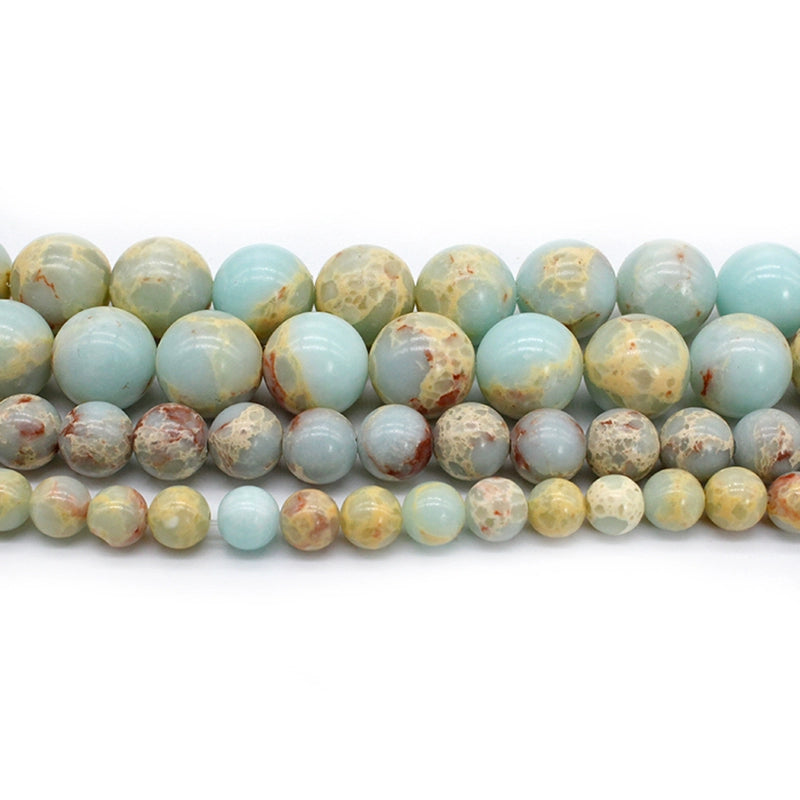 Shoushan stone loose bead necklace semi-finished product