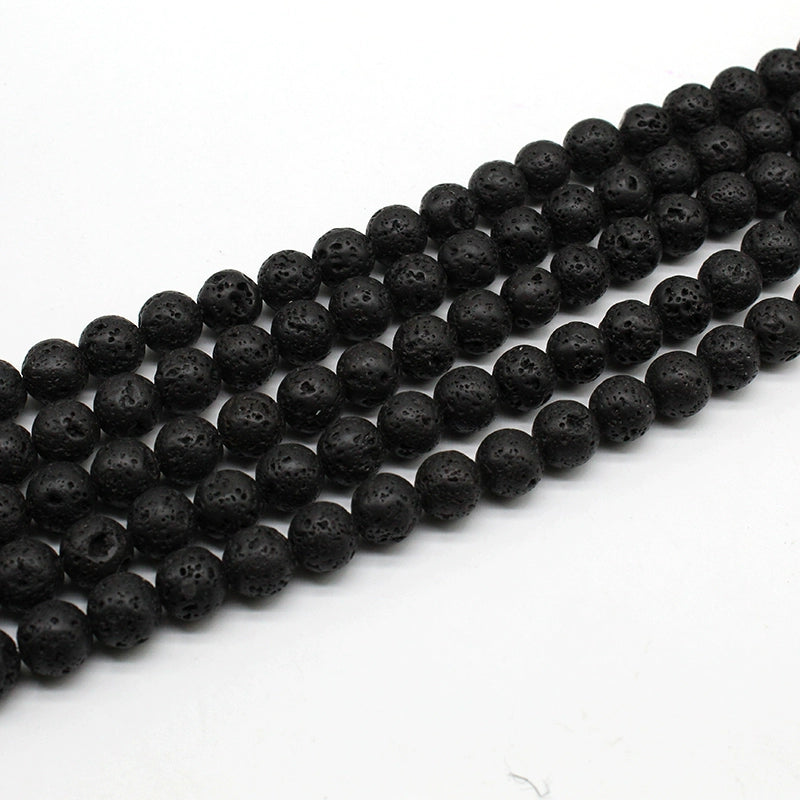 Volcanic Stone Sparse Beads Round Beads Diy Hand-Woven Material Men And Women Bracelets And Jewelry Crystal Agate Accessories