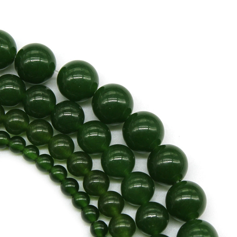 Jasper loose beads round beads DIY hand-woven beaded bracelet