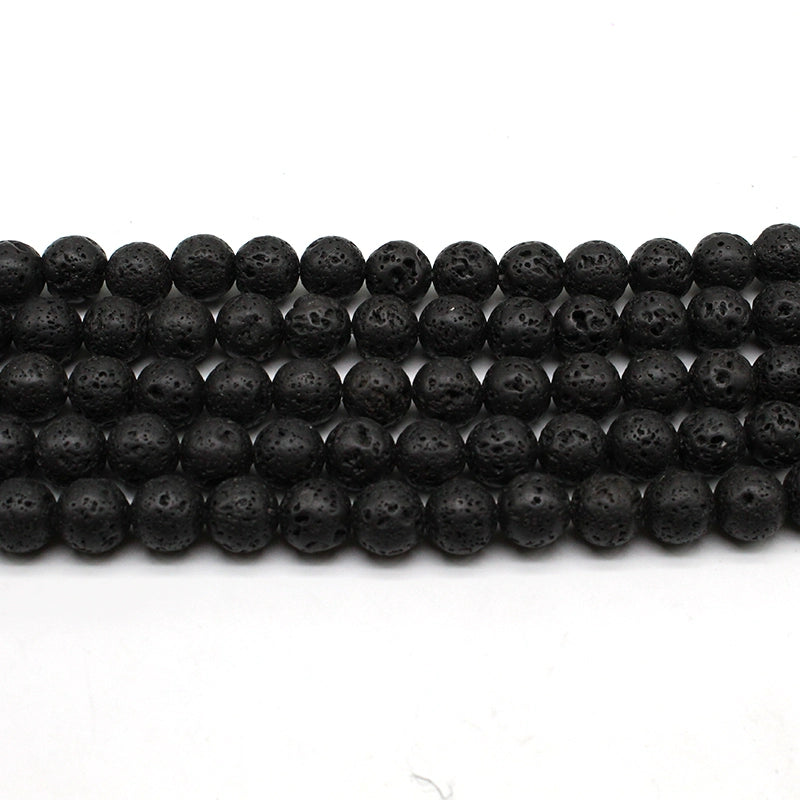 Volcanic Stone Sparse Beads Round Beads Diy Hand-Woven Material Men And Women Bracelets And Jewelry Crystal Agate Accessories