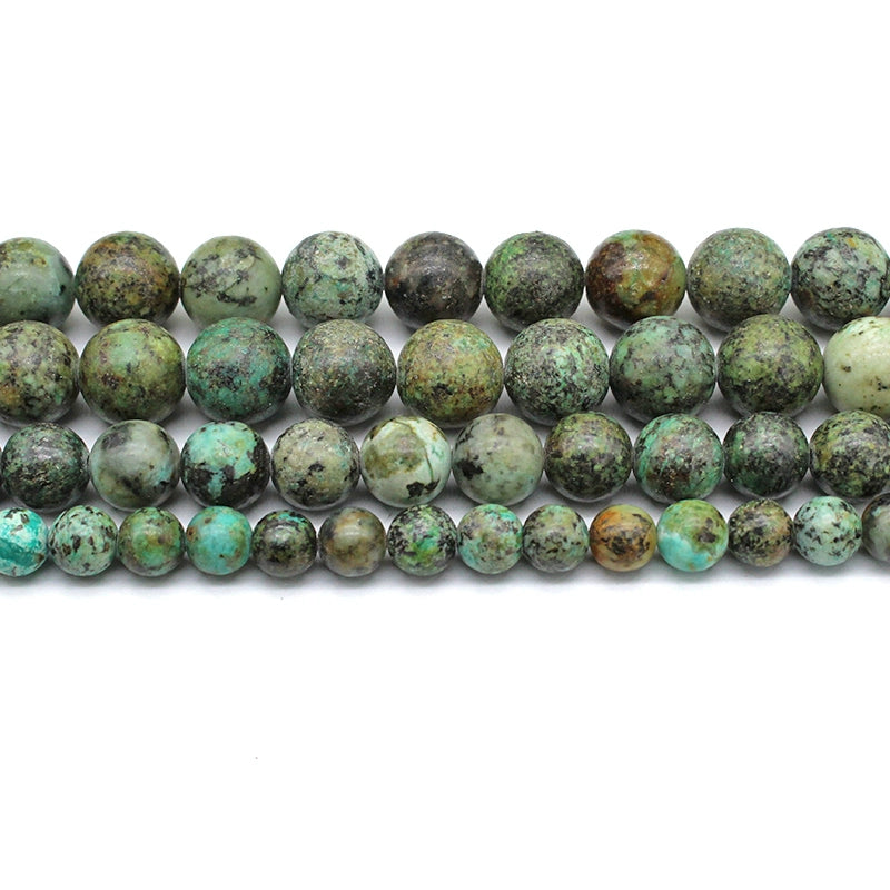 African turquoise loose beads and round beads DIY hand-woven materials