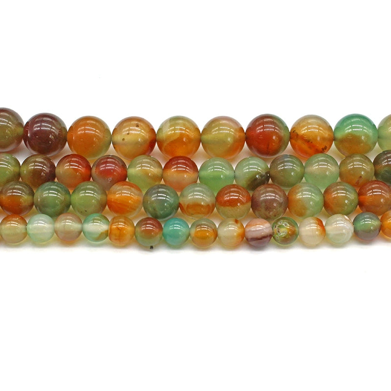 Peacock agate loose beads bracelet string jewelry