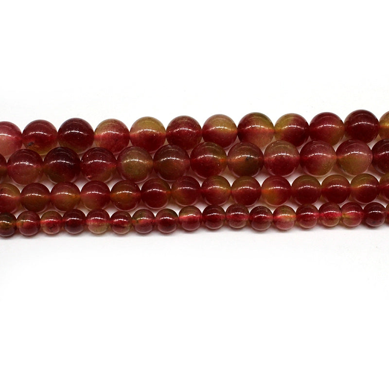 Watermelon crystal crystal jade round beads DIY handmade weaving materials