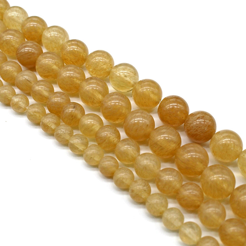 Tea watermelon loose beads DIY hand-woven material