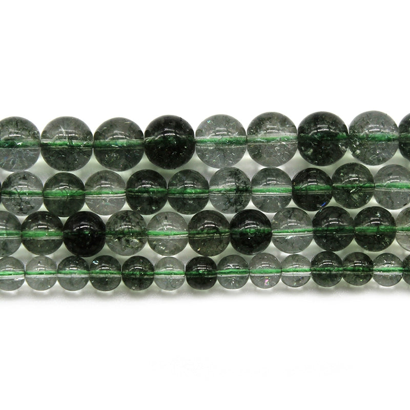 K9 glass green ghost loose beads and round beads DIY handmade crystal