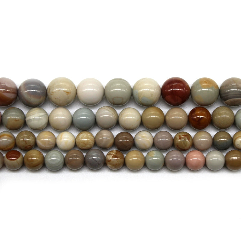 Cream Alashan loose beads DIY hand-woven bracelet