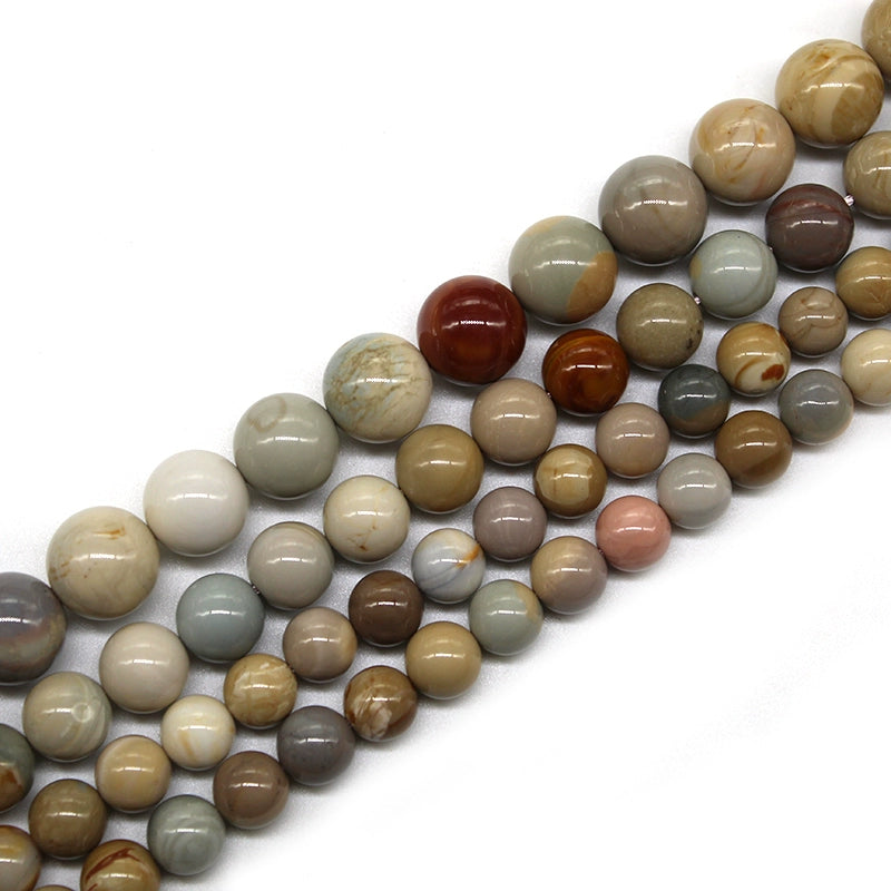 Cream Alashan loose beads DIY hand-woven bracelet