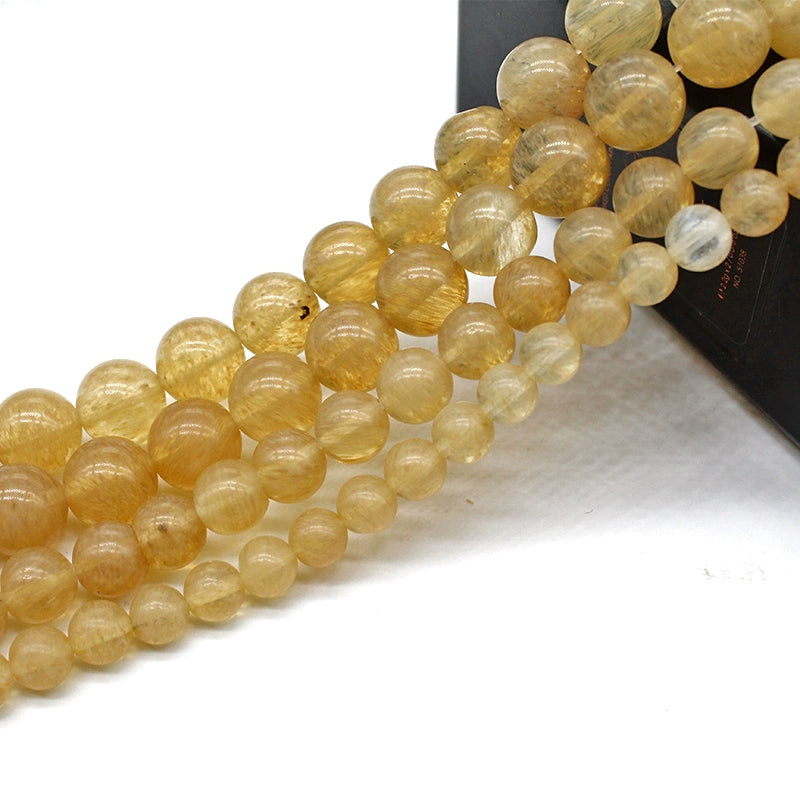 Tea watermelon loose beads DIY hand-woven material
