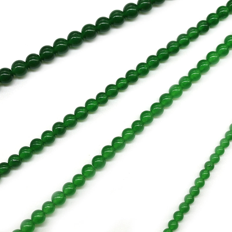 Malay jade crystal jade loose beads DIY hand-woven bracelet