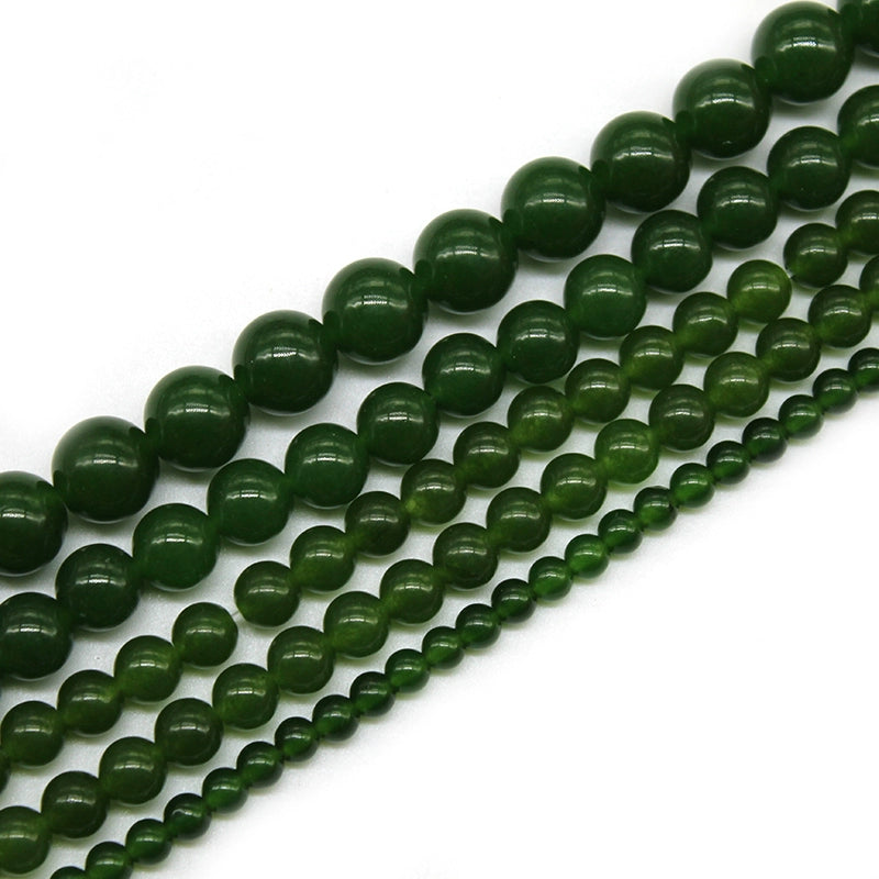 Jasper loose beads round beads DIY hand-woven beaded bracelet