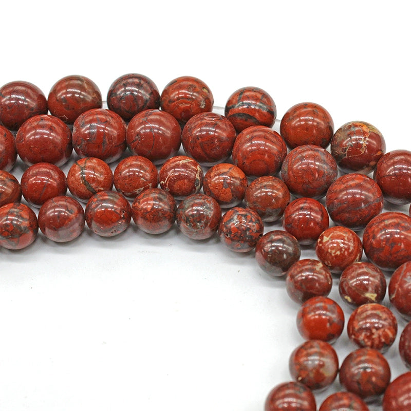 Flower red loose beads crystal materials